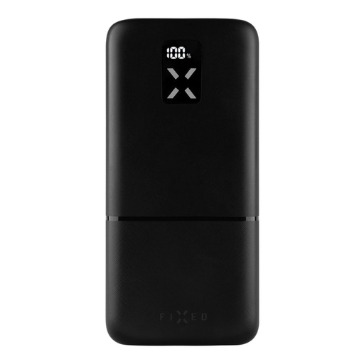  Fixed - Zen 30 Power Bank (FIXZEN-30-BK) - 2x USB, Type-C, 20W, 30000mAh, LCD kijelzővel - Fekete