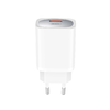 XO fali töltő CE19 QC 18W 1x USB fehér + Lightning kábel - 0. kép