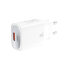 XO fali töltő CE19 QC 18W 1x USB fehér + Lightning kábel - 1. kép
