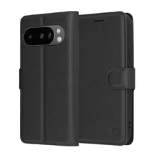  Bőrtok - Techsuit - Google Pixel 10 Pro XL - Fekete. tok