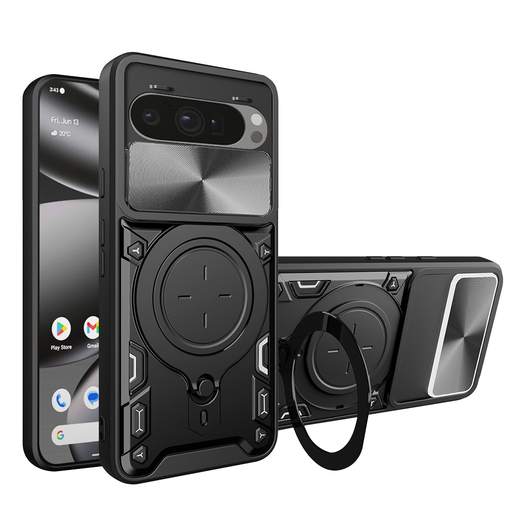  CamGuard Pro telefonvédő tok - Google Pixel 10 Pro XL - Fekete - Techsuit