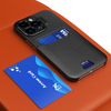 Bőr Állótok Samsung Galaxy S23 Ultra tok kártyatartóval és állvánnyal fekete - 2. kép