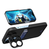 Bőr Állótok Samsung Galaxy S23 Ultra tok kártyatartóval és állvánnyal fekete - 3. kép