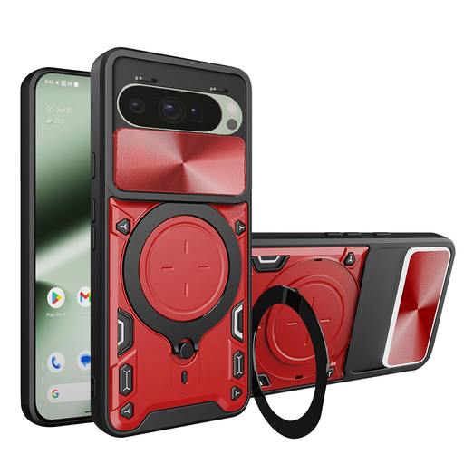  CamGuard Pro Védőtok - Techsuit - Google Pixel 10 / 10 Pro - Piros. tok
