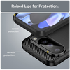  Google Pixel 10 / 10 Pro - Techsuit - Karbonszilikon tok - Fekete - 3. kép