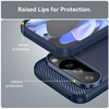  Google Pixel 10 / 10 Pro - Techsuit - Carbon Szilikon - Kék tok - 3. kép
