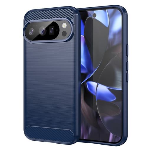  Google Pixel 10 / 10 Pro - Techsuit - Carbon Szilikon - Kék tok