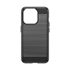 Rugalmas karbon mintázatú tok iPhone 15 Pro Carbon Case - fekete tok - 0. kép
