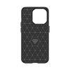 Rugalmas karbon mintázatú tok iPhone 15 Pro Carbon Case - fekete tok - 1. kép