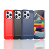 Rugalmas karbon mintázatú tok iPhone 15 Pro Carbon Case - fekete tok - 2. kép