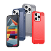 Rugalmas karbon mintázatú tok iPhone 15 Pro Carbon Case - fekete tok - 3. kép