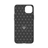 Flexibilis karbon mintájú tok iPhone 15 Plus Carbon Case - fekete tok - 1. kép