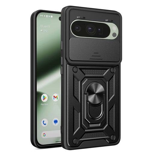  Techsuit - CamShield sorozat - Google Pixel 10 / 10 Pro tok - Fekete.