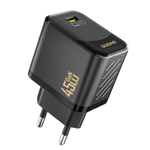 Dudao A28 45W GaN USB-C Hálózati Töltő - Fekete
