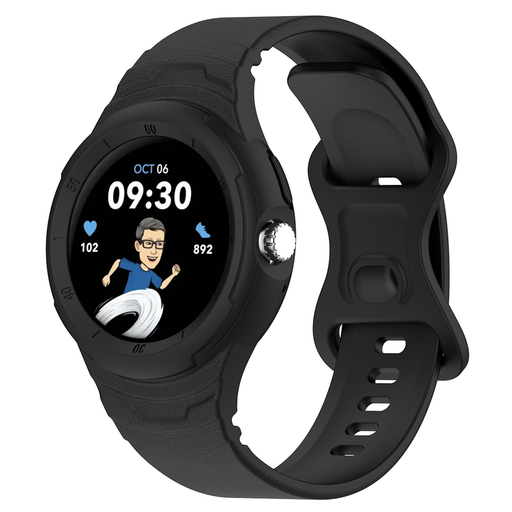  Watchband (W066) - Techsuit - Google Pixel Watch / Watch 2 / Watch 3 41mm - Fekete.