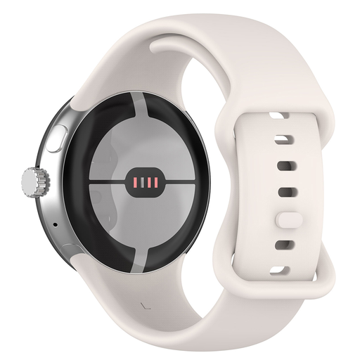 Óraszíj - Techsuit (W031) - Google Pixel Watch / Watch 2 / Watch 3 41mm - Krémfehér