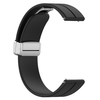 22mm-es óraszíj - Techsuit (W011) - Huawei Watch GT 2 (46mm)/GT 2 Pro/GT 3 Pro (46mm)/Ultimate, Xiaomi Watch S - Fekete. - 1. kép