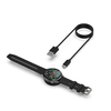 Vezeték nélküli töltőkábel Techsuit SmartWatch, Huawei Watch GT/GT2/Honor Watch GS3i-hez, USB, 3.5W, asztali tartóval - Fekete. - 2. kép