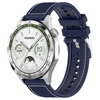 Huawei Watch GT 2 (46mm)/GT 2 Pro/GT 3 Pro (46mm)/Ultimate, Xiaomi Watch S1 - Techsuit óraszíj 22mm (W051) - Sötétkék. - 0. kép