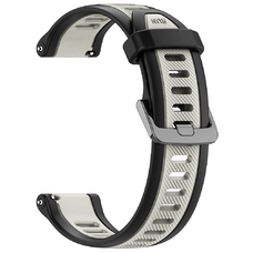 Szíj - Techsuit - 22mm (W053) - Huawei Watch GT 2 (46mm)/GT 2 Pro/GT 3 Pro (46mm)/Ultimate, Xiaomi Watch S1 - Szürke.