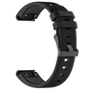 Techsuit - Watchband QuickFit 22mm (W058) - Fekete - Kompatibilis Garmin Fenix 5/5 Plus 6/6 Pro/7, Forerunner 935/945/955, Approach S60/S62 órákhoz. - 0. kép
