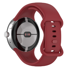 Google Pixel Watch 3 45mm - Bordeaux - Techsuit óraszíj (W031)