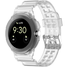 Techsuit - Óraszíj (W065) - Google Pixel Watch / Watch 2 / Watch 3 41mm - Átlátszó.