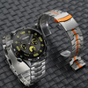 Okosóra szíj - Techsuit (W063) - Huawei Watch GT 2 (46mm)/GT 2 Pro/GT 3 Pro (46mm)/Ultimate, Xiaomi Watch S1 - Ezüstszínű. - 2. kép