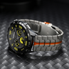 Okosóra szíj - Techsuit (W063) - Huawei Watch GT 2 (46mm)/GT 2 Pro/GT 3 Pro (46mm)/Ultimate, Xiaomi Watch S1 - Ezüstszínű. - 3. kép