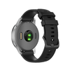 Techsuit óraszíj 18mm (W006) - a következőkhöz: Huawei Watch GT 4 (41mm)/W1/Honor Watch S1/Garmin Venu 2S/Vivoactive 4S - Fekete. - 0. kép