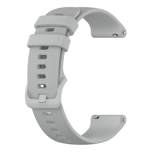 Szíj - 18mm (W006) - Huawei Watch GT 4 (41mm)/W1/Honor Watch S1/Garmin Venu 2S/Vivoactive 4S órához - Szürke.