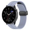 Szíj - 18 mm, Techsuit - Világoskék, kompatibilis: Huawei Watch GT 4 (41mm)/W1/Honor Watch S1/Garmin Venu 2S/Vivoactive 4S. - 0. kép