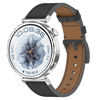Techsuit - 18mm-es óraszíj (W073) - Fekete - Huawei Watch GT 4 (41mm)/W1/Honor Watch S1/Garmin Venu 2S/Vivoactive 4S-hez. - 0. kép