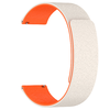 Watchband 18mm (W074) - Huawei Watch GT 4 (41mm)/W1/Honor Watch S1/Garmin Venu 2S/Vivoactive 4S - Bézs / Narancs Technikai karóraszíj - 0. kép