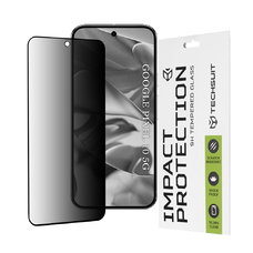Techsuit - 111D Privacy Teljes Ragasztás - Google Pixel 10 - Fekete. üvegfólia