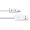 Blueo - Adatkábelt - USB-A - USB-C, Fonott, Gyorstöltés, 6A - Fehér - 0. kép