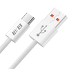 Blueo - Adatkábelt - USB-A - USB-C, Fonott, Gyorstöltés, 6A - Fehér - 1. kép