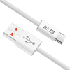 Blueo - Adatkábelt - USB-A - USB-C, Fonott, Gyorstöltés, 6A - Fehér - 2. kép