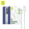 Blueo - Adatkábelt - USB-A - USB-C, Fonott, Gyorstöltés, 6A - Fehér - 3. kép