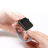 Apple Watch szíj (W034) - Techsuit - Apple Watch 1/2/3/4/5/6/7/8/9/10/SE/SE 2 (38/40/41/42mm) - Fekete. - 2. kép