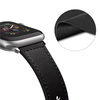 Férfi Techsuit óraszíj (W033) - Apple Watch modellekhez 1/2/3/4/5/6/7/8/9/10/SE/SE 2/Ultra/Ultra 2 (42/44/45/46/49mm) - Fekete. - 0. kép