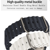 Apple Watch szíj (W038) - Techsuit - sorozat 1/2/3/4/5/6/7/8/9/10/SE/SE 2 (38/40/41/42 mm) - Katonai zöld. - 2. kép
