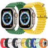 Apple Watch szíj (W038) - Techsuit - sorozat 1/2/3/4/5/6/7/8/9/10/SE/SE 2 (38/40/41/42 mm) - Katonai zöld. - 4. kép
