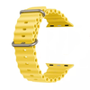 Apple Watch szíj (W038) - Techsuit - Apple Watch 1/2/3/4/5/6/7/8/9/10/SE/SE 2 (38/40/41/42mm) - Sárga. - 1. kép