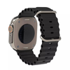 Apple Watch szíj (Techsuit - W038) - Apple Watch 1/2/3/4/5/6/7/8/9/10/SE/SE 2/Ultra/Ultra 2 (42/44/45/46/49mm) - Fekete. - 0. kép