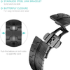 Apple Watch szíj - Techsuit (W063) - Apple Watch 1/2/3/4/5/6/7/8/9/10/SE/SE 2/Ultra/Ultra 2 (42/44/45/46/49mm) - Titán Narancs. - 3. kép