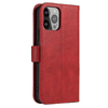 Magnet Case for Samsung Galaxy S23 Ultra flip cover wallet stand red - 2. kép