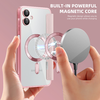 Samsung Galaxy A06 - Techsuit SmartMag könyv tok - rózsaszín - 4. kép