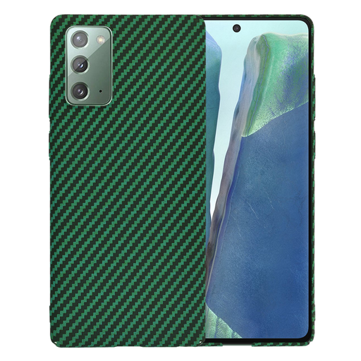 Samsung Galaxy Note 20 4G / Note 20 5G - Techsuit - Carbonite FiberShell - Zöld tok
