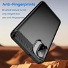 Samsung Galaxy A07 4G - Techsuit - Carbon Silicone - Fekete. tok - 1. kép